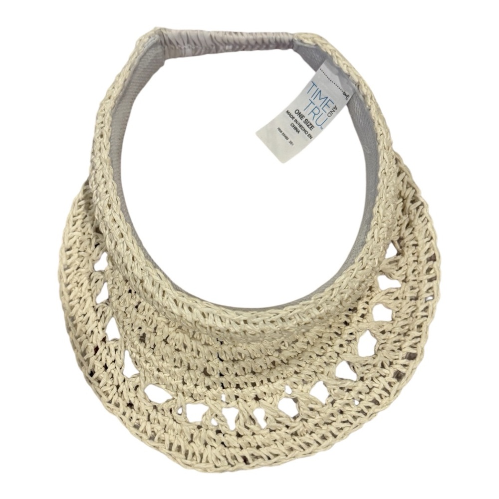 Time and Tru‎ Beige Woven Hat